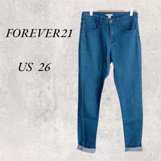 フォーエバートゥエンティーワン(FOREVER 21)のフォーエバー21 ロールアップデニム　size S(デニム/ジーンズ)