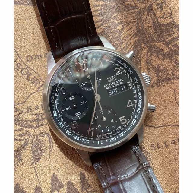 ダックス  クロノグラフ　自動巻　ロレックス　オメガ　グランドセイコー　より◎ メンズの時計(腕時計(アナログ))の商品写真