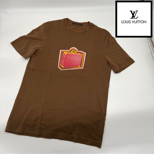 ルイヴィトン　LOUIS VUITTON ダミエ トランクプリント Ｔシャツ