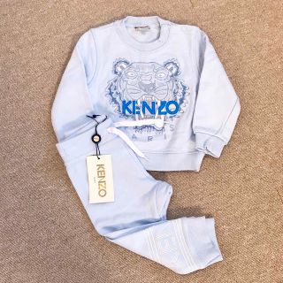 ケンゾー(KENZO)のKENZOキッズ　ロゴスウェット セットアップ　80センチ(トレーナー)