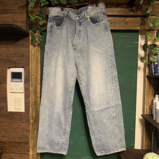 comoli 23SS デニム5Pパンツ ブリーチ サイズ2 comoli 23SS デニム5Pパンツ ブリーチ サイズ2
