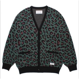 ワコマリア(WACKO MARIA)のWACKOMARIA LEOPARDKNIT JACQUARD CARDIGAN(カーディガン)