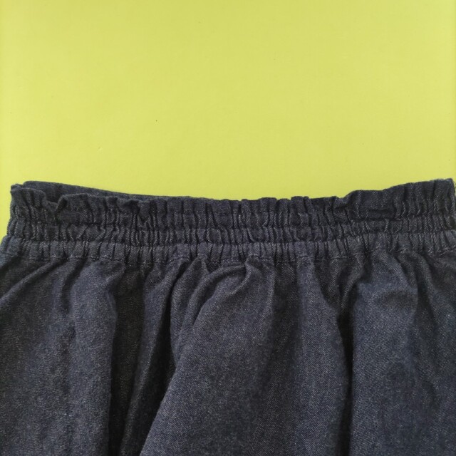 pom ponette(ポンポネット)のポンポネット デニムスカート キッズ/ベビー/マタニティのキッズ服女の子用(90cm~)(スカート)の商品写真
