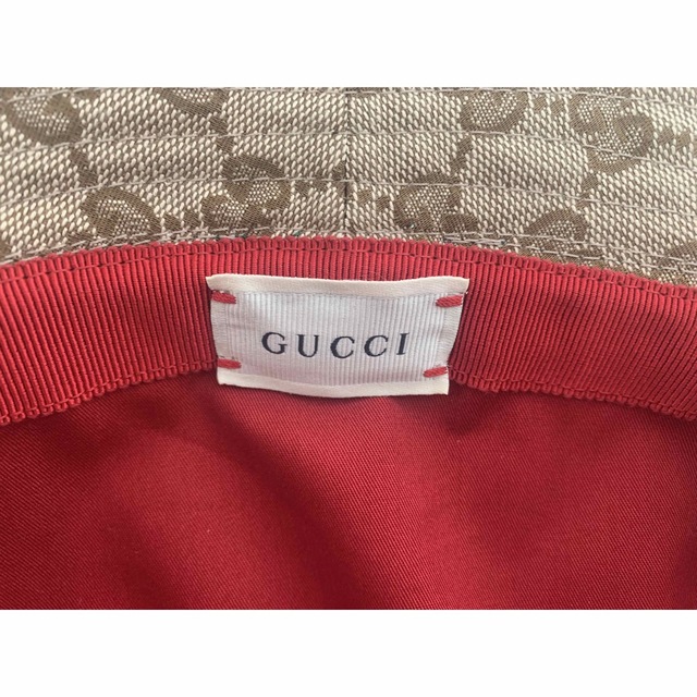 Gucci(グッチ)の【保存袋付き】gucci グッチ チルドレン GG柄バケットハット Lサイズ レディースの帽子(ハット)の商品写真