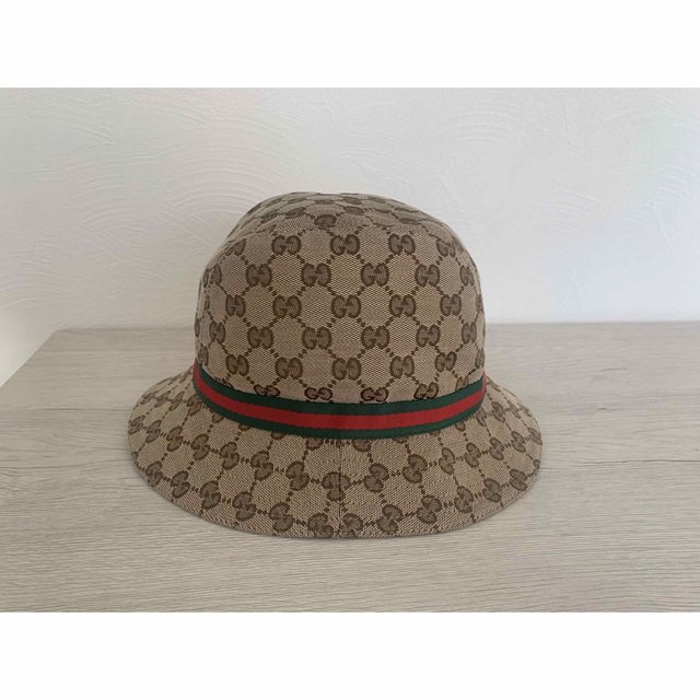 Gucci(グッチ)の【保存袋付き】gucci グッチ チルドレン GG柄バケットハット Lサイズ レディースの帽子(ハット)の商品写真