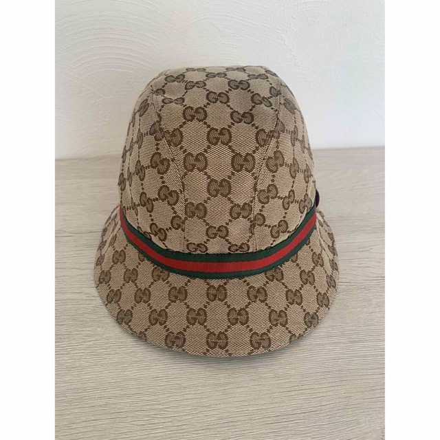 Gucci(グッチ)の【保存袋付き】gucci グッチ チルドレン GG柄バケットハット Lサイズ レディースの帽子(ハット)の商品写真