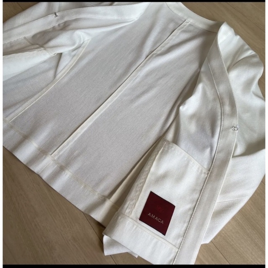 新品未使用タグ付き AMACA ストレッチジャケット | www.jarussi.com.br