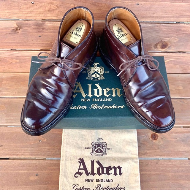 Alden - 名作❗️《ALDEN》1339コードバン 元箱付属 7Dチャッカの通販