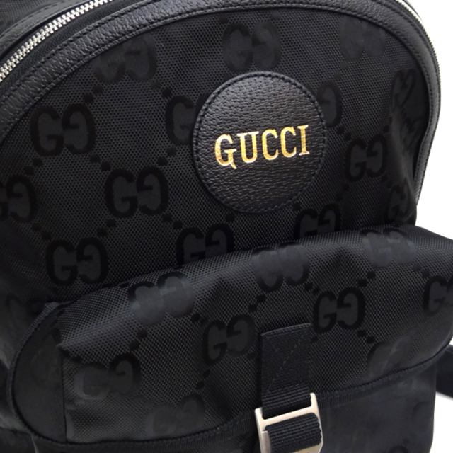 Gucci(グッチ)のグッチ オフザグリット バックパック ナイロン リュック ブラック 644992 GUCCI レディースのバッグ(リュック/バックパック)の商品写真