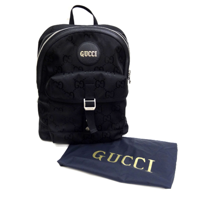 Gucci(グッチ)のグッチ オフザグリット バックパック ナイロン リュック ブラック 644992 GUCCI レディースのバッグ(リュック/バックパック)の商品写真
