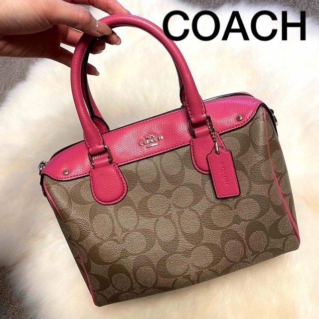 ☆美品☆COACH ミニボストン 2WAYバッグ