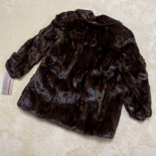 未使用品✨ 大きいサイズ✨ダークミンクファーコート NAKAMURA FUR