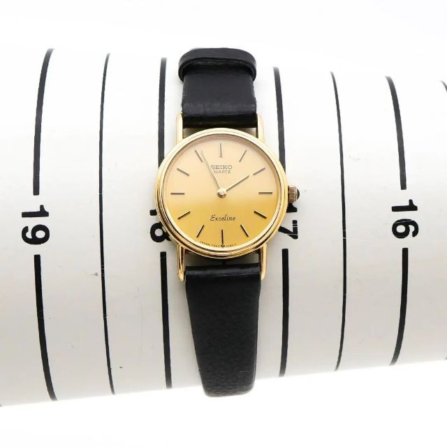 在庫あ通販】 SEIKO - 《一点物》SEIKO EXCELINE 腕時計 ゴールド