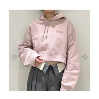 SNIDEL - SNIDEL スナイデル FILA ORGANICSショートパーカー 新作の