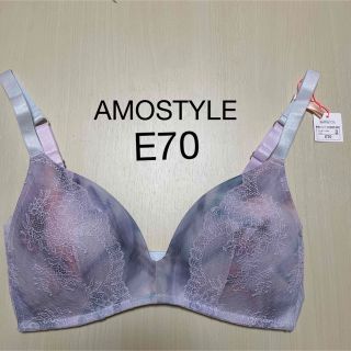 アモスタイル(AMO'S STYLE)のアモスタイル　トリンプ　ブラジャー　E70 シアーレイヤー きゅっと寄せブラ ㉞(ブラ)