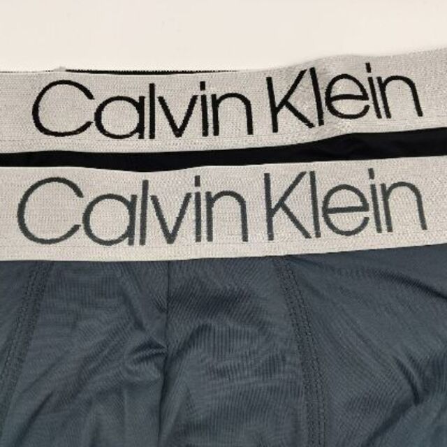 Calvin Klein(カルバンクライン)のカルバンクライン メンズボクサーパンツ グリーン×ブラック S/M/L 2枚 メンズのアンダーウェア(ボクサーパンツ)の商品写真