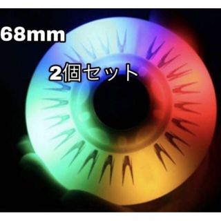 七彩リップスティックデラックスミニ 交換用 ウィール タイヤ 68mm (スケートボード)