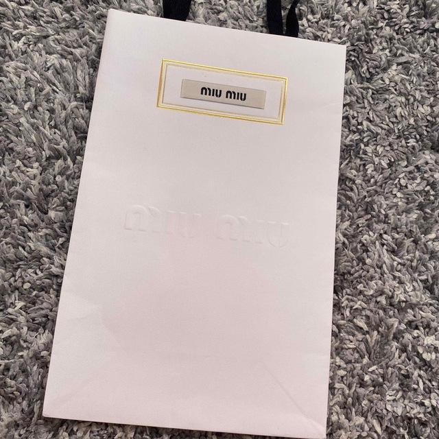 miumiu(ミュウミュウ)のmiumiu ショッパー 領収書 ケース レディースのバッグ(ショップ袋)の商品写真