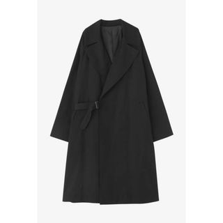 美品 希少  タグ付 サイズ2 COMOLI タイロッケンコート 16aw  黒