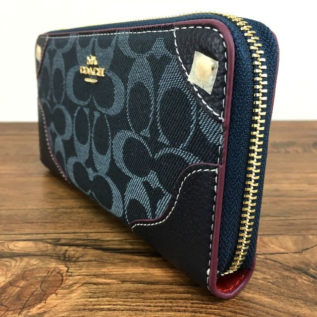 COACH - 未使用品 COACH ジップウォレット シグネチャー 69の通販 by