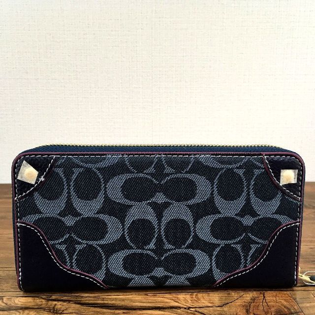 COACH - 未使用品 COACH ジップウォレット シグネチャー 69の通販 by