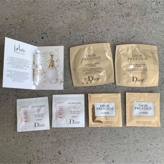 Dior 化粧水・クリーム・日焼け止め乳液・オーデパルファン サンプル7点(サンプル/トライアルキット)