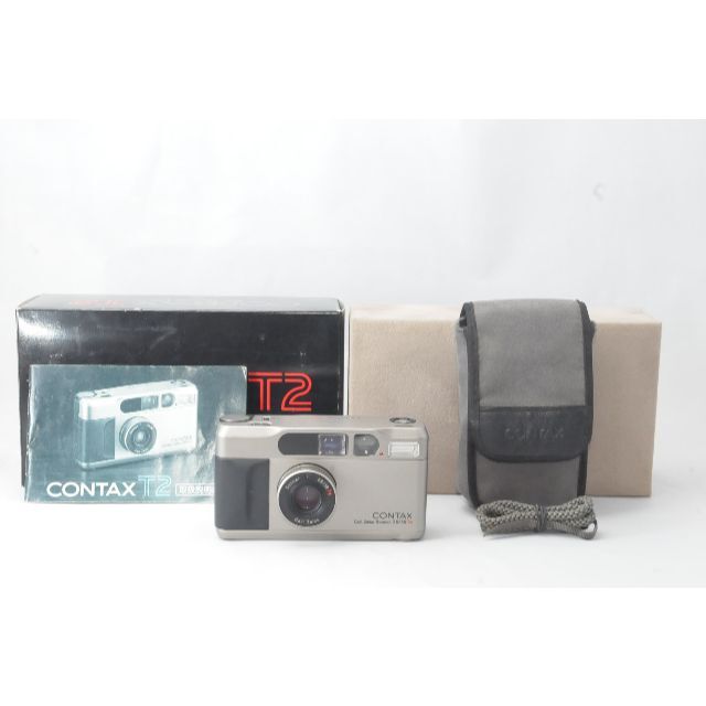 【★美品★ CONTAX T2 コンタックス カビ・クモリ無し！元箱付き