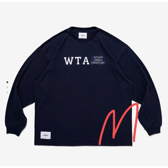 トップスWTAPS 23SS DESIGN 01 LS COTTON NAVY  M