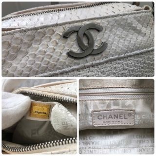 CHANEL - ☆CHANEL☆ショルダーバッグ/鞄/パイソン/ココマーク