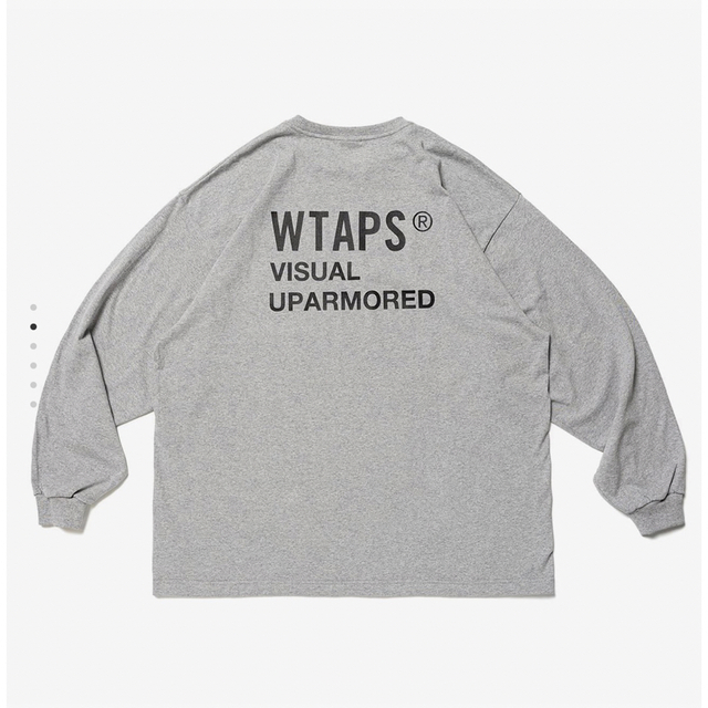 W)taps(ダブルタップス)の23SS WTAPS VISUAL UPARMORED  ASH GRAY  L メンズのトップス(Tシャツ/カットソー(七分/長袖))の商品写真