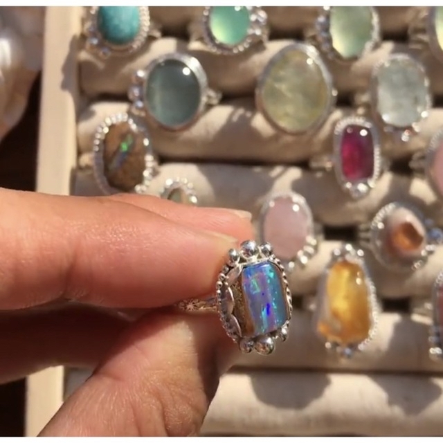 Ron Herman(ロンハーマン)のmau jewelry♡sparkles opal ring レディースのアクセサリー(リング(指輪))の商品写真