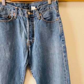 リーバイス(Levi's)の一点物　90年代ビンテージ　メキシコ製　リーバイス501 ブルーデニムジーンズ(デニム/ジーンズ)