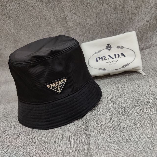 prada バケットハット 帽子 M 熱販売 vivacf.net