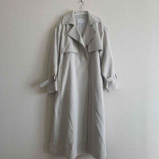 【美品】レピスリー オープンカラースプリングトレンチコート