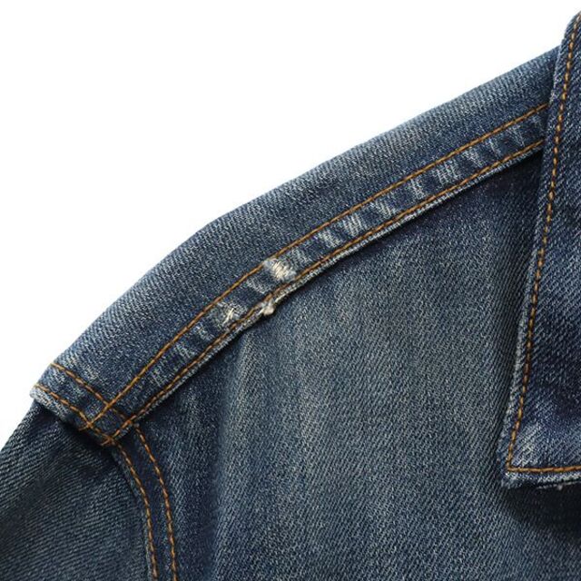 Levi's(リーバイス)のリーバイス USA製 トラッカージャケット デニムジャケット S ブルー Levi's ジージャン メンズ 【中古】  【230311】 メンズのジャケット/アウター(ダッフルコート)の商品写真