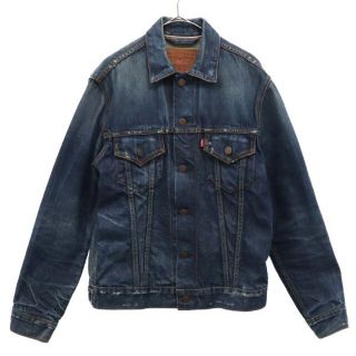 リーバイス(Levi's)のリーバイス USA製 トラッカージャケット デニムジャケット S ブルー Levi's ジージャン メンズ 【中古】  【230311】(ダッフルコート)