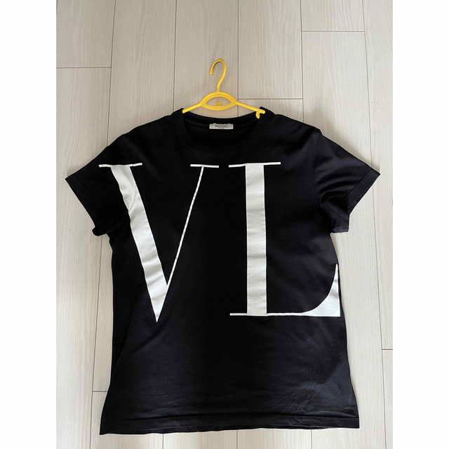 VALENTINO - VALENTINO VLTN ビックロゴTシャツ ブラック 