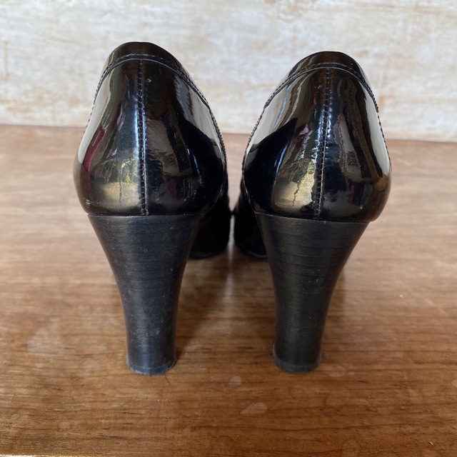 DIANA(ダイアナ)の【DIANA】黒 パンプス （22cm） ヒール7cm レディースの靴/シューズ(ハイヒール/パンプス)の商品写真