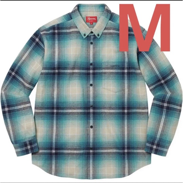Supreme Shadow Plaid Flannel Shirt M