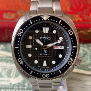 セイコー(SEIKO)の【極美品】セイコー プロスペックス メンズ腕時計 ブラック 自動巻き(腕時計(アナログ))