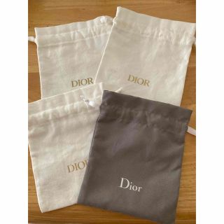 ディオール(Dior)のDior ディオール巾着 4枚セット(ポーチ)