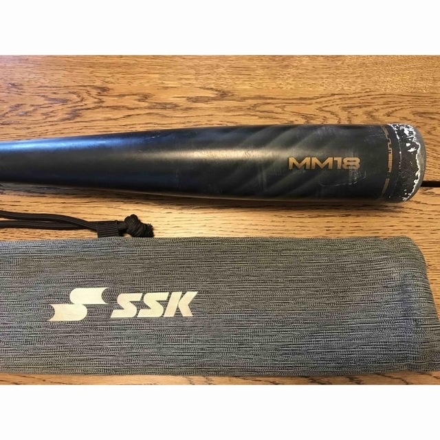 SSK MM18 バット バットケース、クリーナーつき www