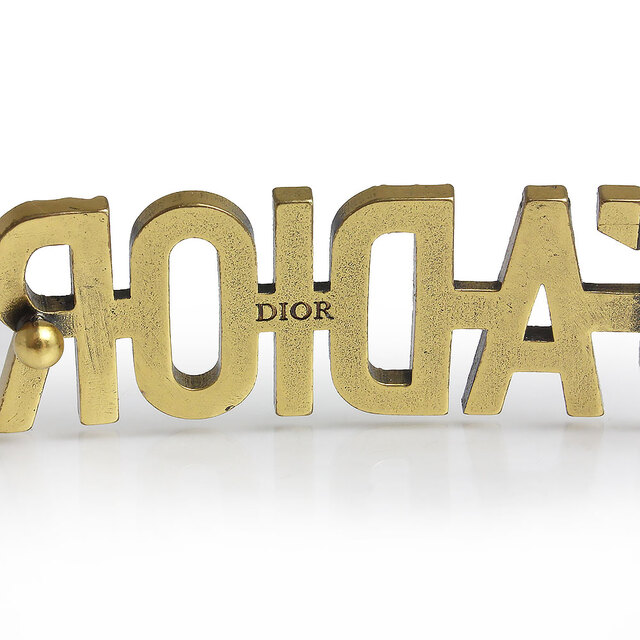極美品✨ディオール バレッタ Jadior スター ラインストーン ゴールド