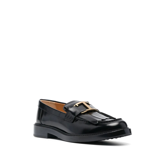 美品 TOD'S トッズ Tタイムレス フリンジ ローファー 36 格安新品 9854