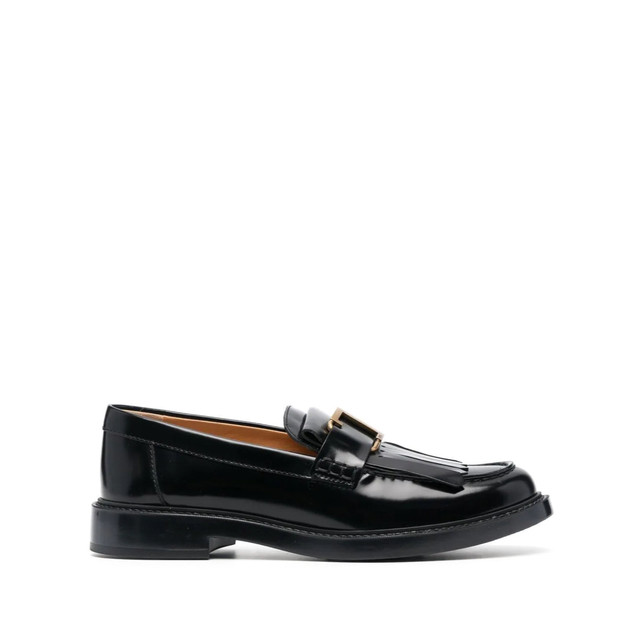 美品 TOD'S トッズ Tタイムレス フリンジ ローファー 36 格安新品 9854