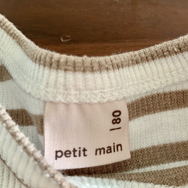 petit main(プティマイン)のpetit main ワンピース 80サイズ キッズ/ベビー/マタニティのベビー服(~85cm)(ワンピース)の商品写真