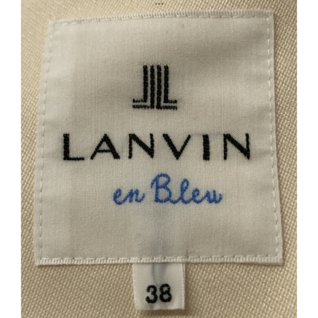 LANVIN en bleu ケープスリーブショートコート　ポンチョコート