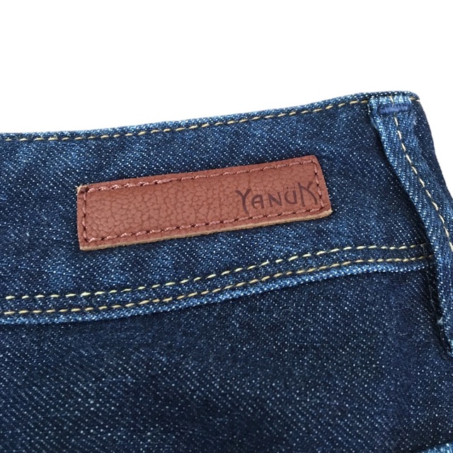 YANUK(ヤヌーク)のヤヌーク　デニムスカート　伸縮あり　S レディースのスカート(ひざ丈スカート)の商品写真