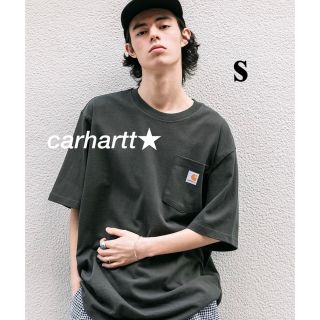 カーハート(carhartt)の新品 Carhartt カーハート Tシャツ ポケT ルーズフィット カーキ S(Tシャツ/カットソー(半袖/袖なし))