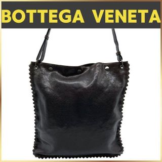 ボッテガヴェネタ(Bottega Veneta)の【美品】ボッテガヴェネタ レザー ショルダーバッグ(ショルダーバッグ)